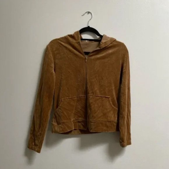 Vintage Camel Velour Sirens Hoodie XS - Picture 1 of 3